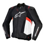 Blouson Moto Alpinestars Missile V3 Black White Red Fluo