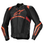Blouson Moto Alpinestars Missile V3 Ignition Black Red Fluo Dark Red