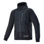 Blouson Moto Alpinestars MO.ST.EQ Hybrid Hoodie Black
