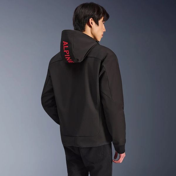 Alpinestars Radium Tech Hoodie Black Bright Red