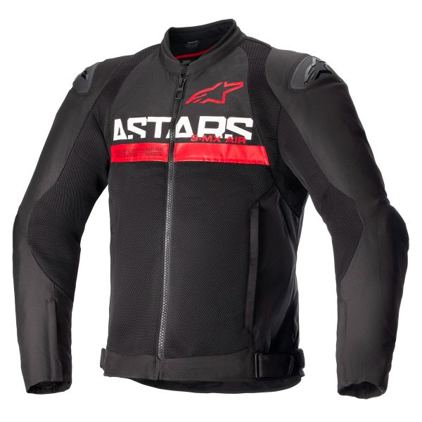 Blouson Moto Alpinestars Smx Air Black Bright Red