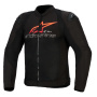Blouson Moto Alpinestars Smx Air Black Bright Red White