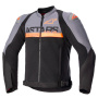 Blouson Moto Alpinestars Smx Air Dark Grey Black Orange Fluo