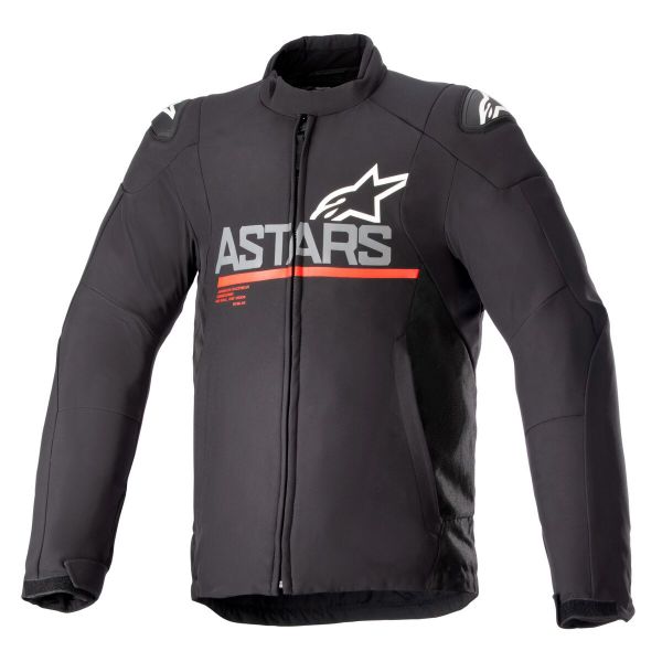 Blouson Moto Alpinestars SMX Waterproof Black Dark Grey Bright Red