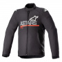 Blouson Moto Alpinestars SMX Waterproof Black Dark Grey Bright Red
