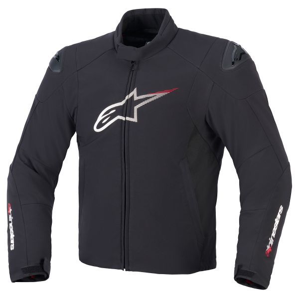 Blouson Moto Alpinestars SMX Waterproof Black White Bright Red