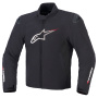 Blouson Moto Alpinestars SMX Waterproof Black White Bright Red