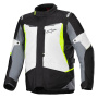 Veste Moto Alpinestars ST-1 Waterproof Ice Gray Black Yellow Fluo