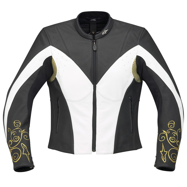 Blouson Moto Alpinestars Stella Anouke Noir Blanc