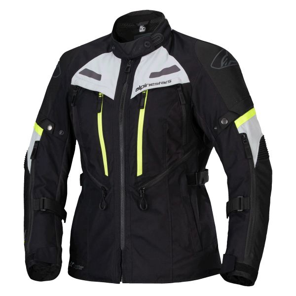 Veste Moto Alpinestars Stella Bogota Pro Drystar Black Ice Gray Yellow Fluo Veste Moto Alpinestars Stella Bogota Pro Drystar Black Ice Gray Yellow Fluo