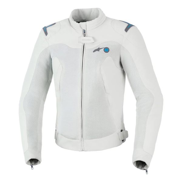 Blouson Moto Alpinestars Stella Circal-1 Air Metal Gray Methyl Blue