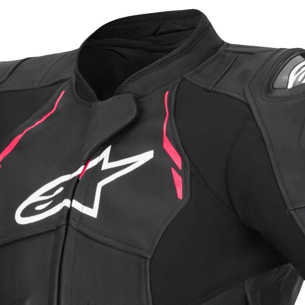 Alpinestars Stella Dusk Leather Black Diva Pink White