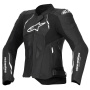 Blouson Moto Alpinestars Stella Dusk Leather Black White