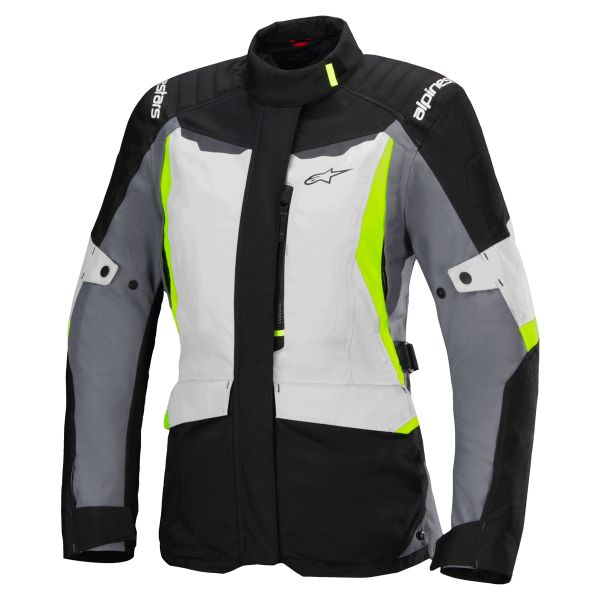Veste Moto Alpinestars Stella ST-1 Waterproof Ice Gray Black Yellow Fluo Veste Moto Alpinestars Stella ST-1 Waterproof Ice Gray Black Yellow Fluo