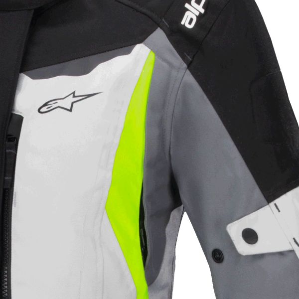 Alpinestars Stella ST-1 Waterproof Ice Gray Black Yellow Fluo