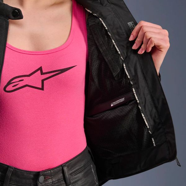 Alpinestars Stella T-Dyno Air Black Bright Red Fuchsia