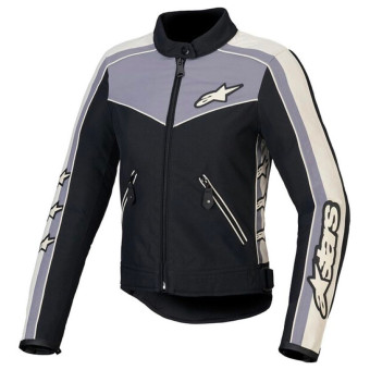 Blouson Moto Alpinestars Stella T-Dyno WR Black Dark Gray Ecru Blouson Moto Alpinestars Stella T-Dyno WR Black Dark Gray Ecru