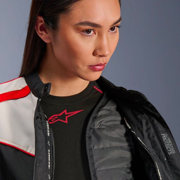 Alpinestars Stella T-Dyno WR Black Ecru Bright Red