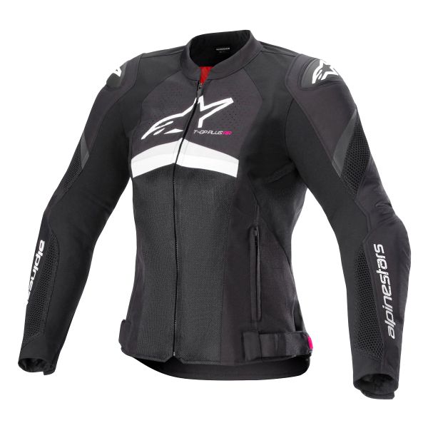 Blouson Moto Alpinestars Stella T-GP Plus R V4 Airflow Black White