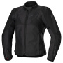 Blouson Moto Alpinestars Stella T-Jaws V4 WP Black Black