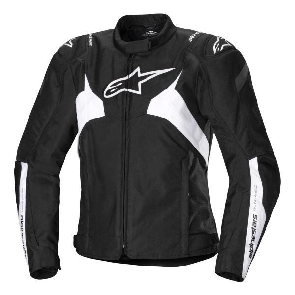 Blouson Moto Alpinestars Stella T-Jaws V4 WP Black White
