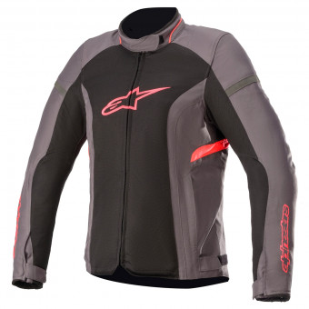 Blouson Moto Alpinestars Stella T-Kira V2 Air Tar Grey Black Diva Pink