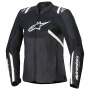Blouson Moto Alpinestars Stella T-SPS Air V2 Black White
