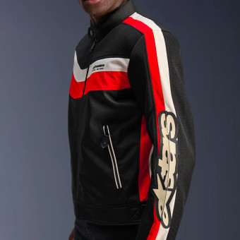 Alpinestars T-Dyno Air Black Bright Red Ecru