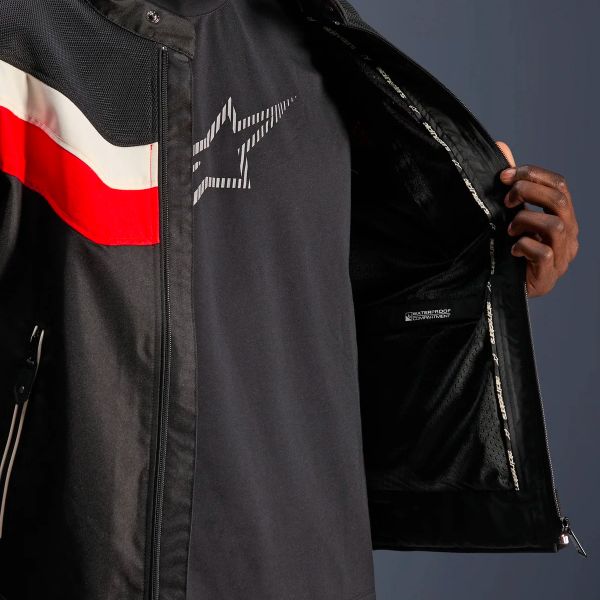 Alpinestars T-Dyno Air Black Bright Red Ecru