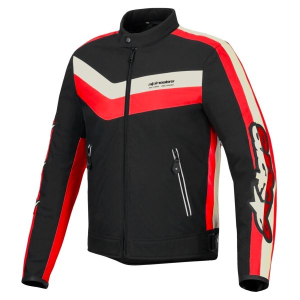 Blouson Moto Alpinestars T-Dyno WR Black Bright Red Ecru Blouson Moto Alpinestars T-Dyno WR Black Bright Red Ecru