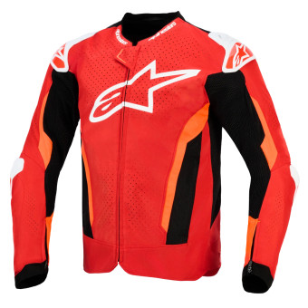 Blouson Moto Alpinestars T-GP Air Bright Red Red Fluo Black
