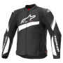 Blouson Moto Alpinestars T-GP Plus R V4 Black White