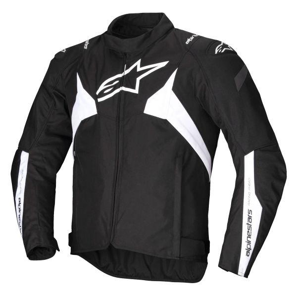 Blouson Moto Alpinestars T-Jaws V4 WP Black White Blouson Moto Alpinestars T-Jaws V4 WP Black White