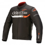 Blouson Moto Alpinestars T-SP S Ignition Waterproof Black White Red Fluo