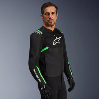 Alpinestars T-SPS Air V2 Black Fluo Green