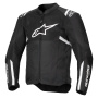 Blouson Moto Alpinestars T-SPS Air V2 Black White Red Fluo