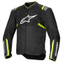 Blouson Moto Alpinestars T-SPS Air V2 Black Yellow Fluo
