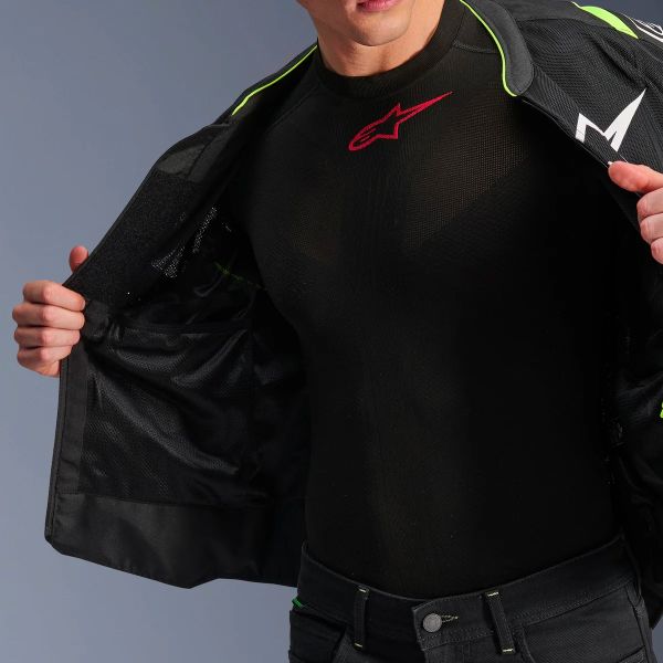 Alpinestars T-SPS Air V2 Black Yellow Fluo