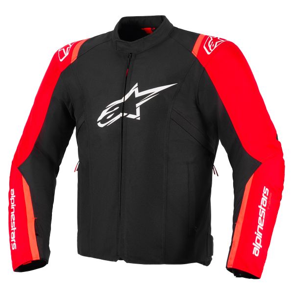 Blouson Moto Alpinestars T-SPS V2 WP Black Red Fluo