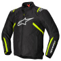 Blouson Moto Alpinestars T-SPS V2 WP Black White Yellow Fluo