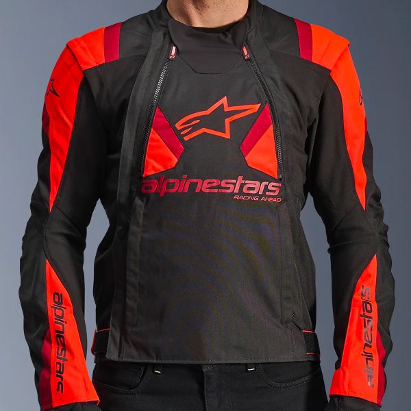 Alpinestars T-Stunt Air Black Red Fluo Dark Red