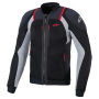 Blouson Moto Alpinestars Troop Air Pro Black Ash Gray Bright Red