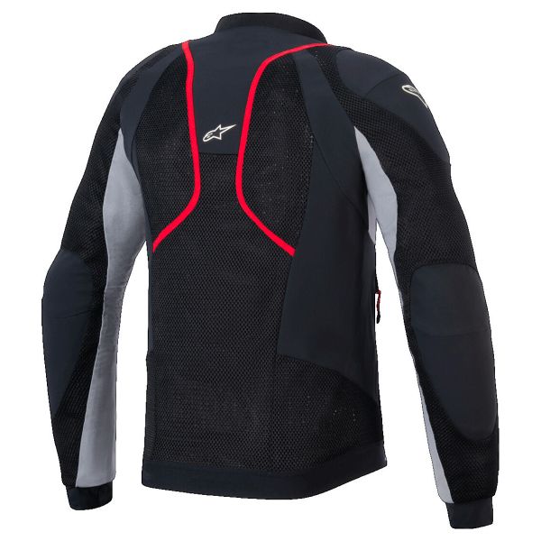 Alpinestars Troop Air Pro Black Ash Gray Bright Red