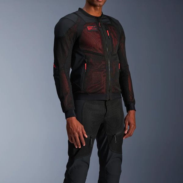 Alpinestars Troop Air Pro Black Red Fluo