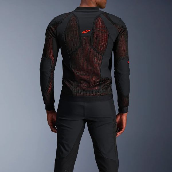 Alpinestars Troop Air Pro Black Red Fluo