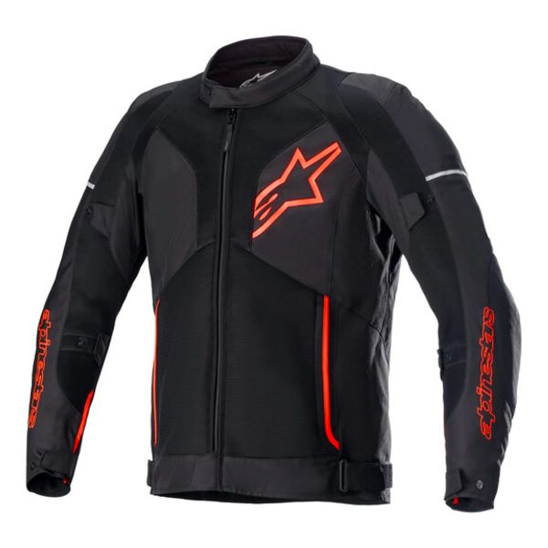 Blouson Moto Alpinestars Viper V3 Air Black Red Fluo