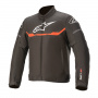 Blouson Moto Alpinestars Youth T-SPS Waterproof Black Red Fluo