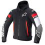 Blouson Moto Alpinestars Zaca Air Black White Red Fluo