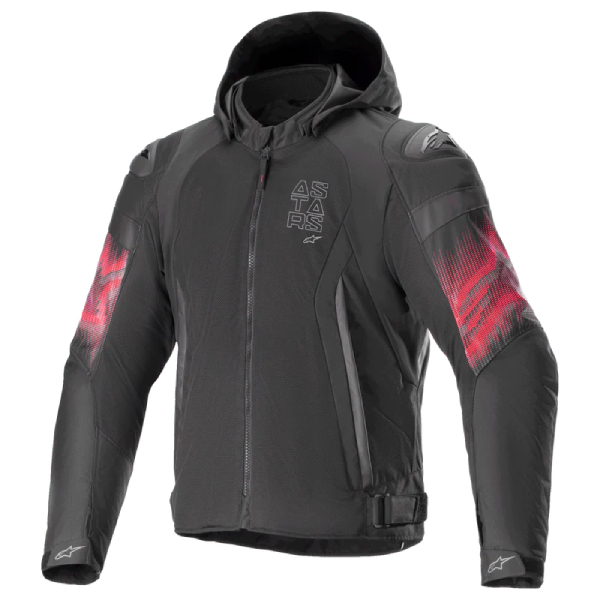 Blouson Moto Alpinestars Zaca Air Venom WP Black Bright Red Blouson Moto Alpinestars Zaca Air Venom WP Black Bright Red