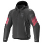 Blouson Moto Alpinestars Zaca Air Venom WP Black Bright Red